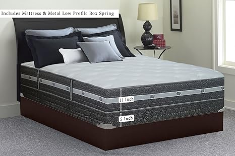 Amazon Com Spring Air 11 Firm Innerspring Pillowtop Mattress And