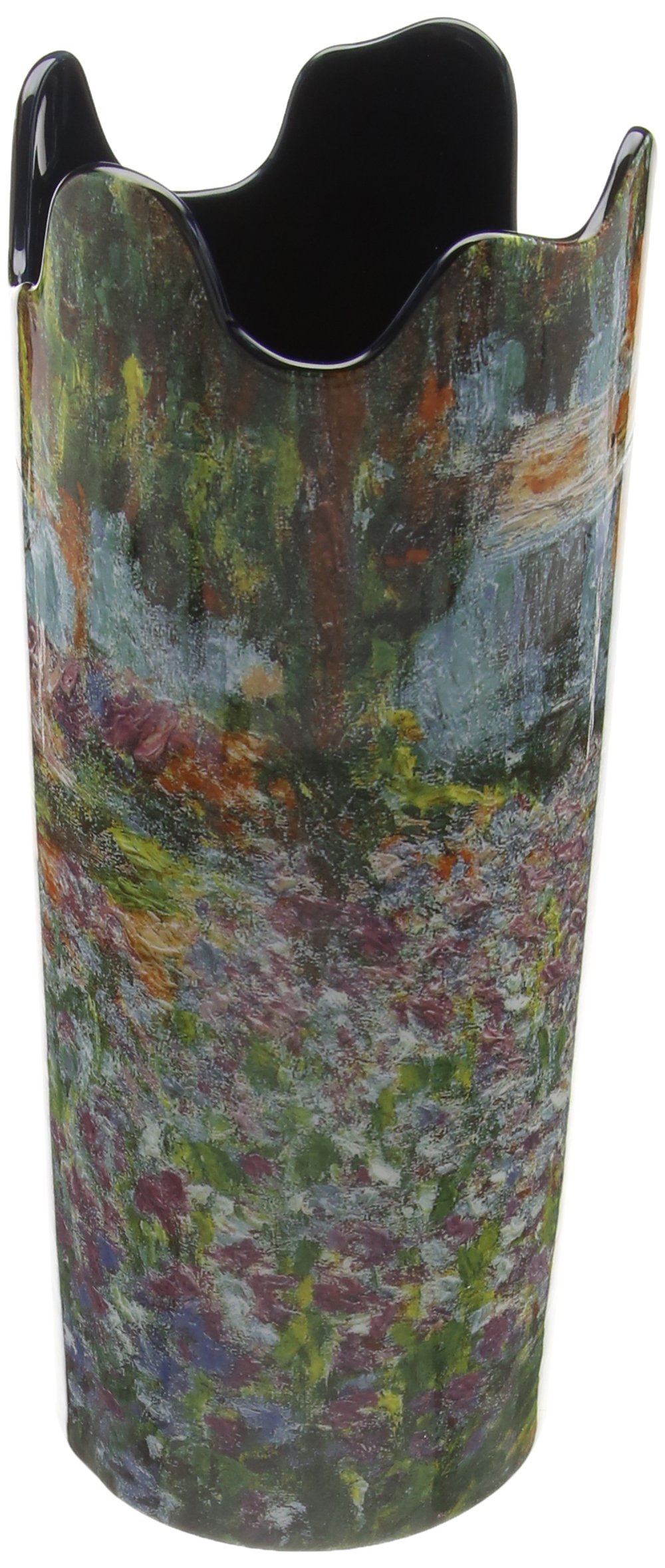 John Beswick Monet Irises in Garden Vase, Porcelain, Multi-Colour