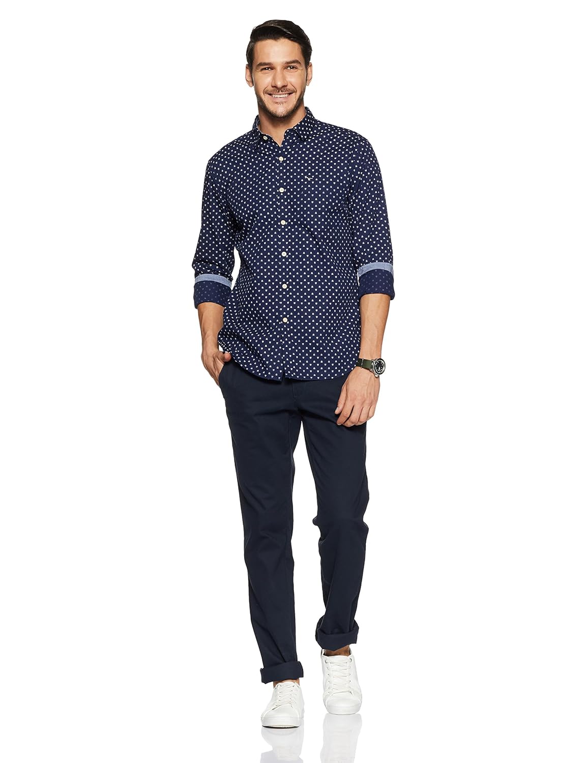 flying machine men's casual shirt