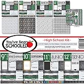 Reminisce (REMBC) High School Scrapbook Collection Kit, Multicolor, 12x12 inches