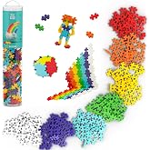 PLUS PLUS 240 Piece Rainbow Mix - Mini Waffle Blocks, Classroom Must Haves | STEM Toys, Sensory Bin Filler, Autistic Kids Must Haves, Gifts for Boys &amp; Girls, Christmas Stocking Stuffers for Kids