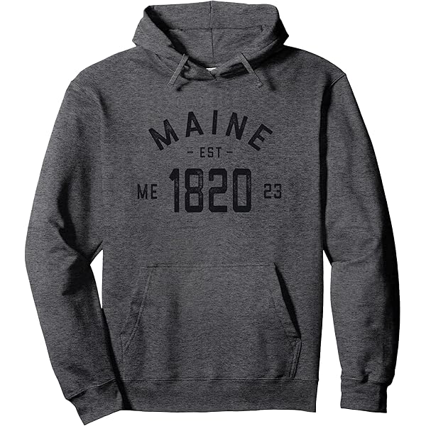Amazon.com: Maine Sweatshirt Retro Vintage Maine Hoodie