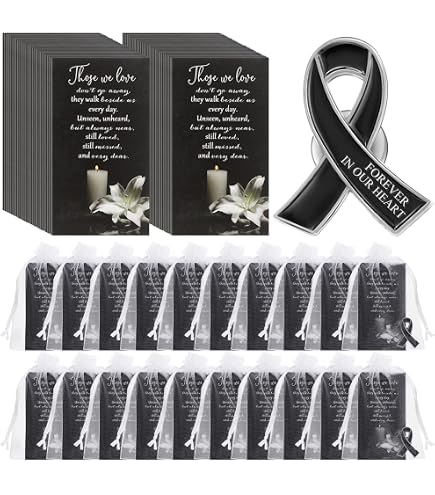 Fabric Ribbons With Pins USA Made Black Satin Awareness Ribbons - Pack ...