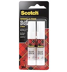 Scotch Wrinkle-Free Glue Sticks, 2 Pack, .27 oz Each