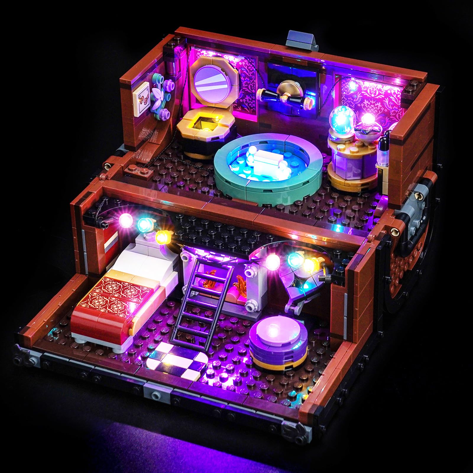 Led Licht Set Kompatibel mit Lego Thing's Apartment 76785 (Kein Modell), Dekorationsbeleuchtungsset Compatible with Lego 76785 Thing's Apartment Bausteinen Modell