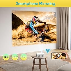 [2025 Built-in-Apps] PURSHE Smart Mini Projector
