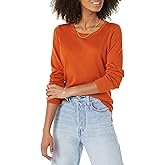 Amazon Essentials Women's Long-Sleeve Lightweight Crewneck Sweater (Available in Plus Size)