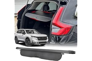 Volcaner Cargo Cover for 2023-2025 2026 Honda CRV Accessories, (Carbon Fiber Texture) for Honda CRV 2023-2026 Accessories(Include Hybrid) Retractable Trunk Cover Shield Shade Privacy Screen for CR-V