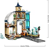 LEGO City Central Train Station 60469 with 6 Minifigures & Accessories view 8