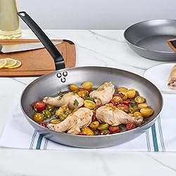 Restaurantware Met Lux 14 Inch Fry Pans, 6 No-Stick