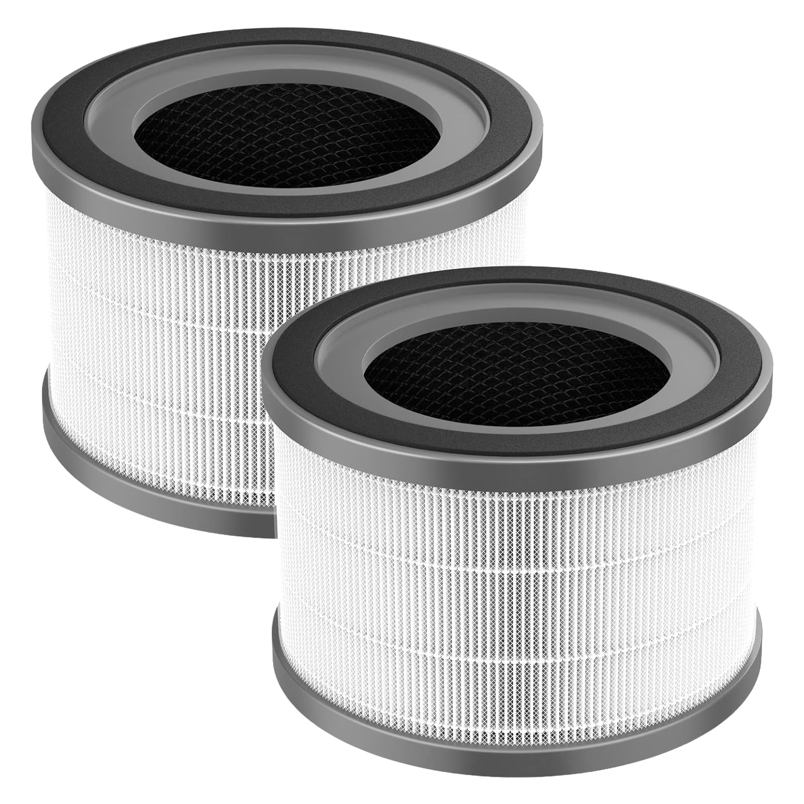 2 Pack Air Filter Compatible with Levoit Vista 200 Air Purifier True HEPA & Activated Carbon Replacement Filter Vista 200-RF