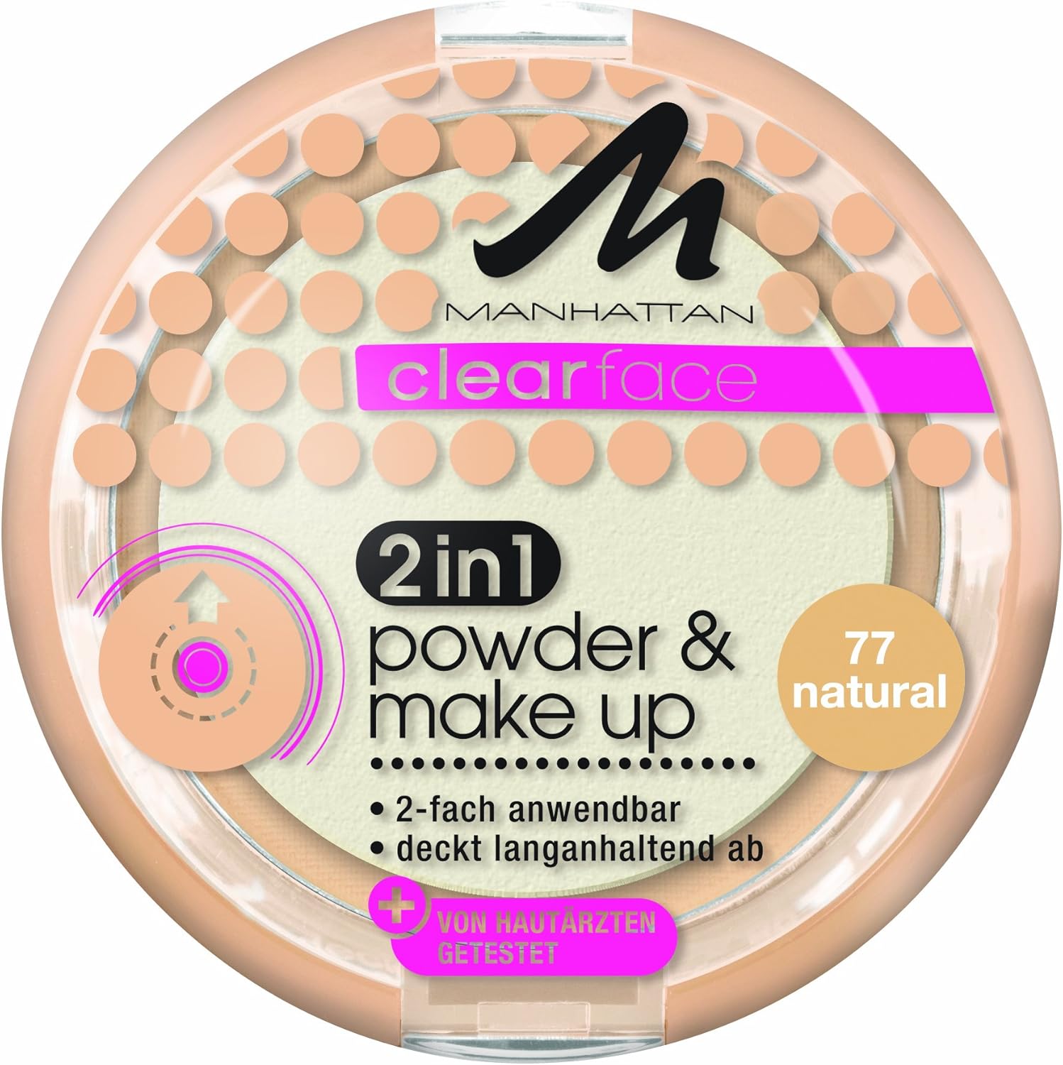 Manhattan Clear Face 2in1 Powder & Make Up 77 11 g Amazon.co.uk Beauty