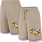 Ultra Game Men's NCAA Official Showtime Basketball Training Shorts - Classic Fit