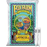 FoxFarm Ocean Forest Potting Soil with 2 Plant Tags, 1.5cu ft | Light, Aerated Texture with Fish Meal, Crab Meal, Earthworm Castings, Houseplant Potting Mix for Seedlings &amp; Plant Starts