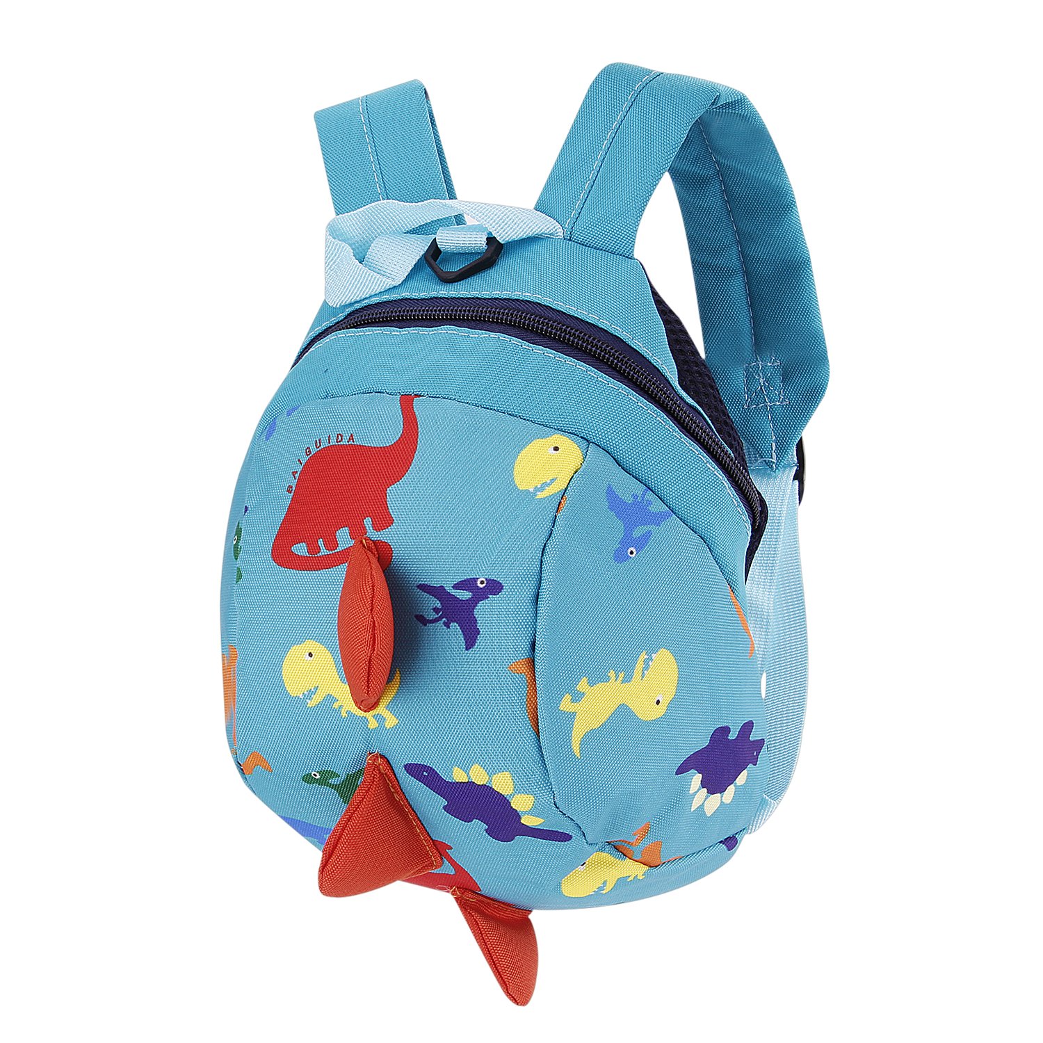 Moonlove Kids Toddlers Cute Dinosaur Walking Safety Harness Backpack Baby Walker's Bag With Safety Reins Belts Travel Bag Cartoon Nursery School Backpack for Boys Girls