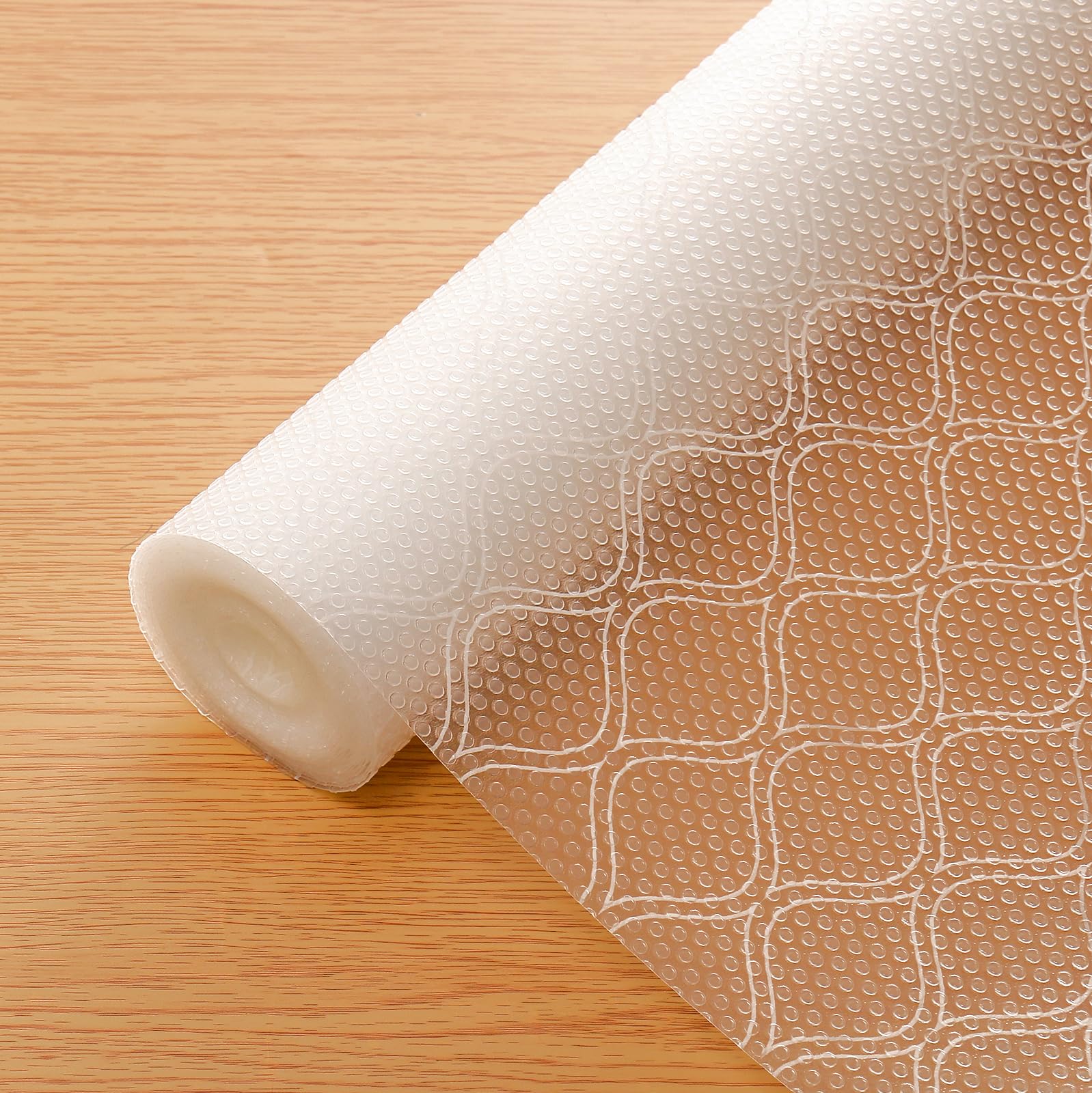 Photo 1 of Cooyes Shelf Liner for Kitchen Cabinets Waterproof Kitchen Cupboard Liner Plastic Drawer Mats EVA Material Non Adhesive Fridge Mats for Shelves