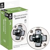 Hanayama Hex Cast Metal Brain Teaser Puzzle, Level 3, Ages 12+ | Hanayama Hex Cast Metal Brain Teaser Puzzle, Mensa Rated Level 3, Metal Disentanglement Puzzle, Ages 12+