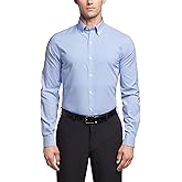 Tommy Hilfiger Men's Slim Fit Non Iron Gingham Dress Shirt