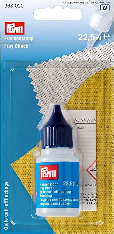 Prym Fray Check 968020-1 Transparent 22.5ml Fray Prevention