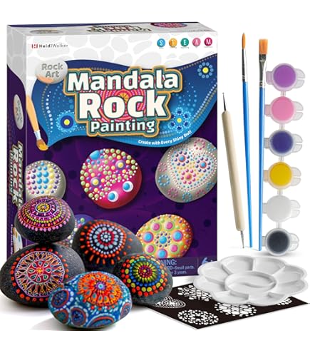 Amazon.com: Mosaic Rock Art Box Set : Toys & Games