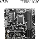 MSI PRO B650M-P Motherboard Micro-ATX AM5 DDR5 6000+ OC 2.5G LAN view 2