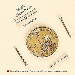 newlng 500pcs Small Nail Round Head Tiny Nails
