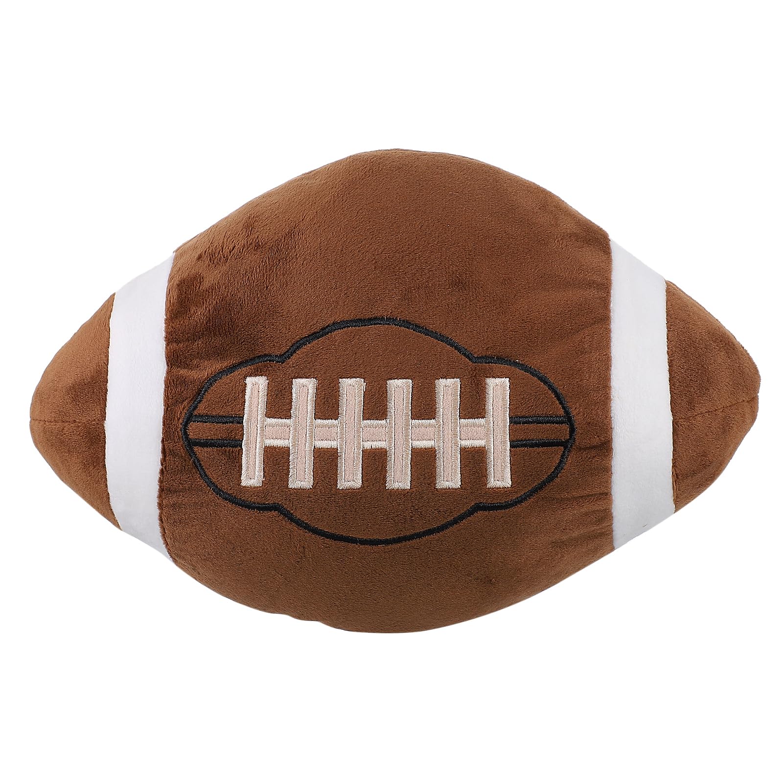 LIFKOME Soft Plush Rugby Pillow American Football Pillow Rugby Shape Cushion Floor Cushion Sports Theme Stuffed Throw Waist Leg for Home Office Car Bedroom