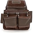 Estwing 9-Pocket Full Leather Framer's Pouch Brown