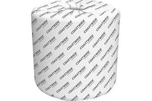 Coastwide Professional Standard Bathroom Tissue, 2-Ply, 400 Sheets/Roll, 48 Rolls (19,200 Sheets), White, Recycled Fiber, Uns