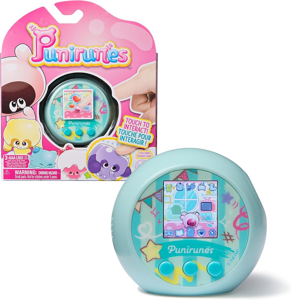 Punirunes Interactive Digital Toy 55 Characters Inside Touch Display Kids 5+