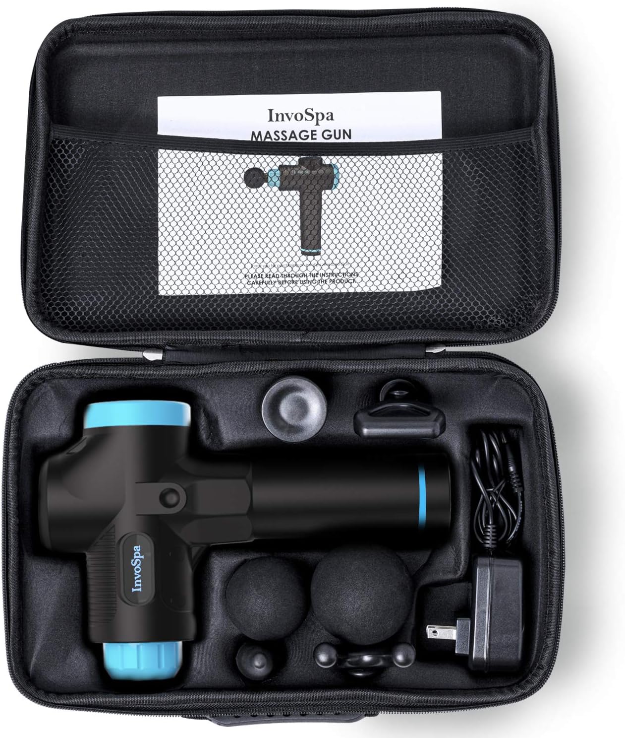 Percussion Massage Gun for Athletes - Percussive Handheld Deep Tissue Back Massager for Sore Muscle Pain Relief & Recovery - Portable Electric Body Massager Sports Drill: Health & Personal Care