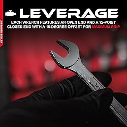 ABN 16-Piece Raised Panel Combination Wrench Set