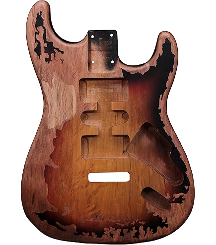 ギター Stratocaster body Fender Deluxe Series Stratocaster Alder Body Countoured Neck