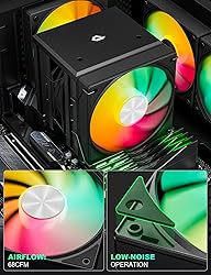 CPU Cooler Air, Dual Tower ARGB CPU Cooler with
