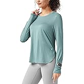 WILLIT Women's Long Sleeve Workout Tops Running Athletic Quick Dry Shirts Lightweight Yoga Gym T-Shirts UPF 50+