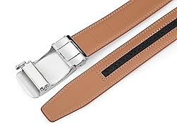 guvoosm Mens Belt,Ratchet Dress Adjustable Belts