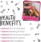 Bugalugs Bath Brush for Dogs & Cats - Wet or Dry Grooming Brush view 6