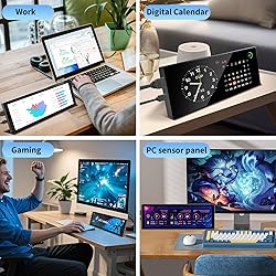 Ulrhzar Small Touchscreen Monitor 7.8inch 1280x400P