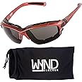 WYND Blocker Motorcycle Riding Glasses Extreme Sports Wrap Sunglasses