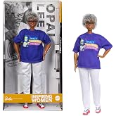 Barbie Signature Inspiring Women Opal Lee Doll | Collectible Fashion Doll Wearing "Opal's Walk For Freedom Shirt", Includes Doll Stand and Displayable Packaging