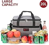 Vinsani 20L Cooler Bag Large Capacity Insulated Foldable Leakproof Portable view 9