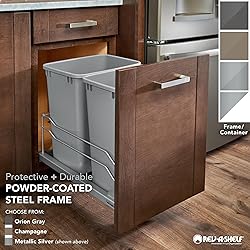 Rev-A-Shelf Double Pull-Out Trash Can for Under
