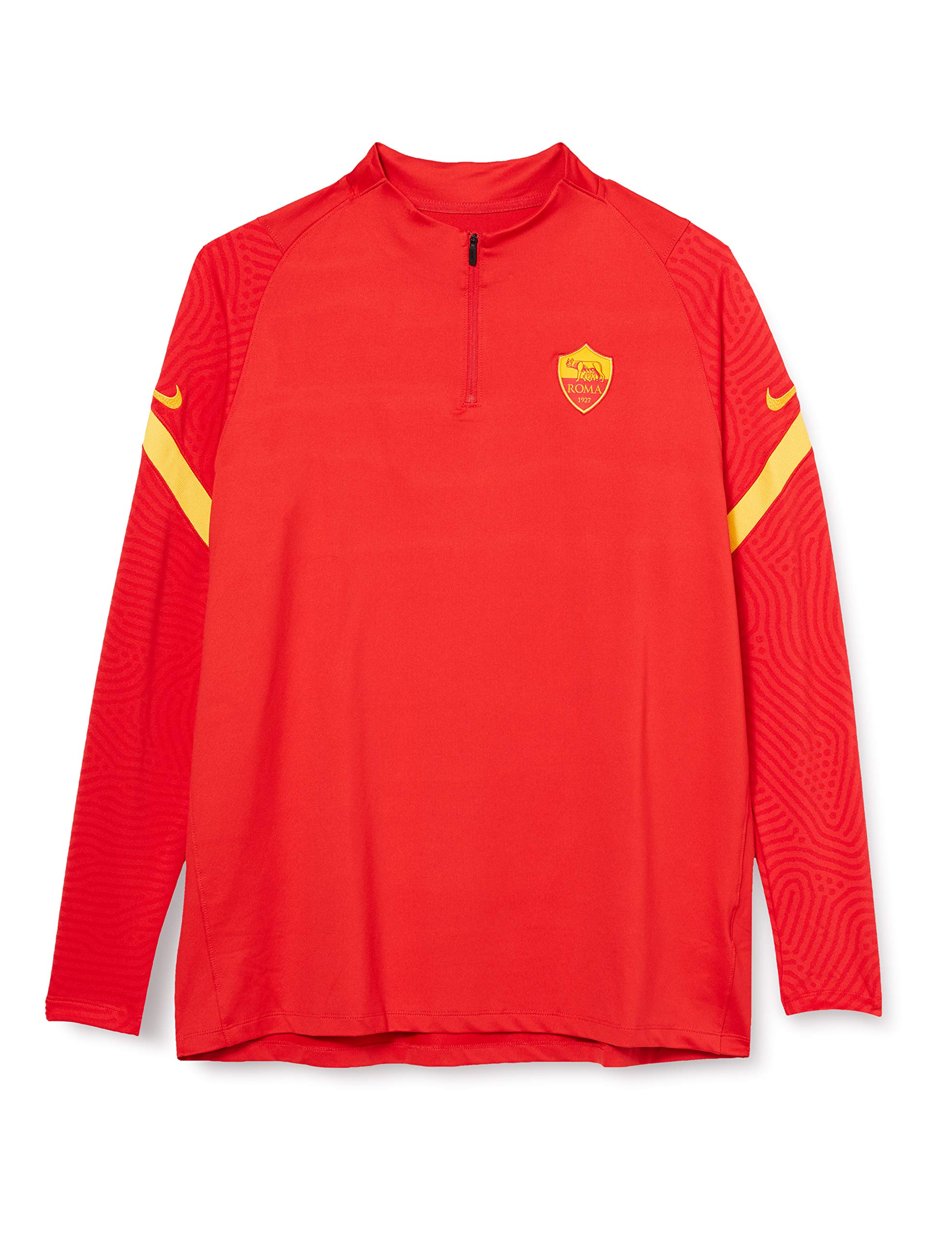 Nike Roma M Nk Dry STRK Dril Top Long Sleeved T-Shirt - University Red/University Gold/(University Gold) (No Spons-PLYR), X-Small