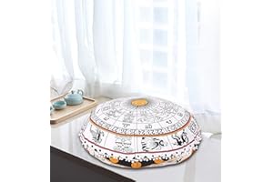 MY DREAM CARTS Astrology Horoscope Indian Floor Pillow Cushion Meditation Seating Ottoman Throw Home Decor Sun Moon Virgo Stars Sign Zodiac Symbol Celestial Boho Mandala Hippie Round Sham Pouf Cases (Cover Only)
