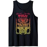 ZODIAC SIGN PISCES Horoscope Astrology Streetwear gift Tank Top