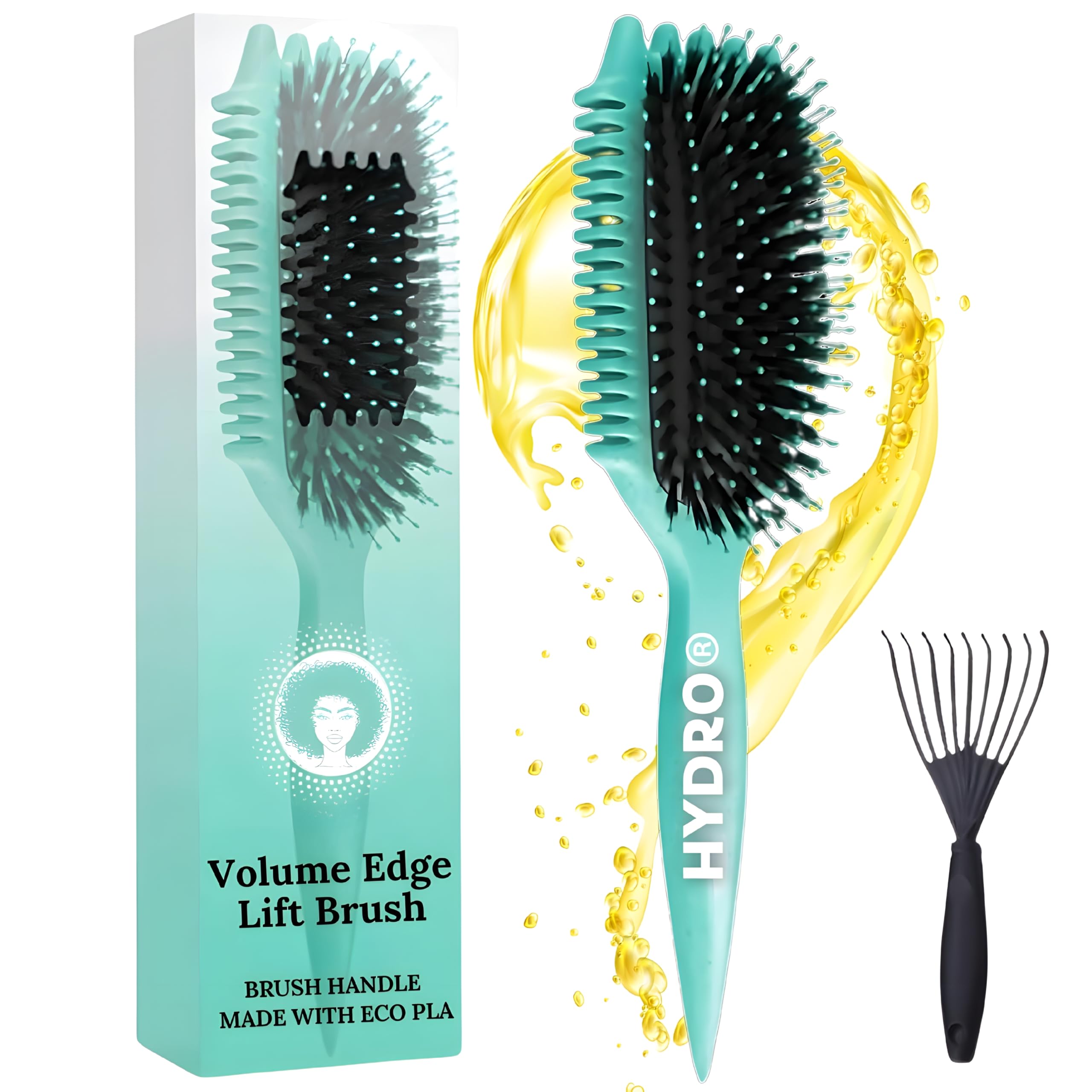 Curly Hair Brush, Curl Defining Brush For Wet & Dry Hair, Curly Hair Products, Hair Brush Suitable For Women & Men, Travel Essentials.