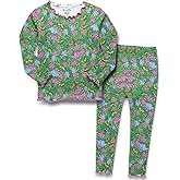 VAENAIT BABY Toddler Kids Pajamas Viscose from Bamboo Sleepwear Floral Animal Sports Print PJs for Boys Girls, 6M–12Y