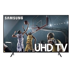 Samsung UN58RU7100FXZA Flat 58-Inch 4K UHD 7 Series Ultra HD Smart TV with HDR and Alexa Compatibility (2019 Model)