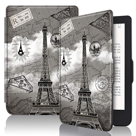 IVSO Hülle für Tolino Shine 3, Ultra Schlank Slim Schutzhülle Hochwertiges PU Perfekt Geeignet für Tolino Shine 3 eReader (20