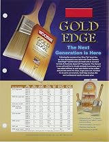 Wooster Brush Gold Edge Angle Sash Paintbrush 1.5-Inch E5231 CT Polyester view 2